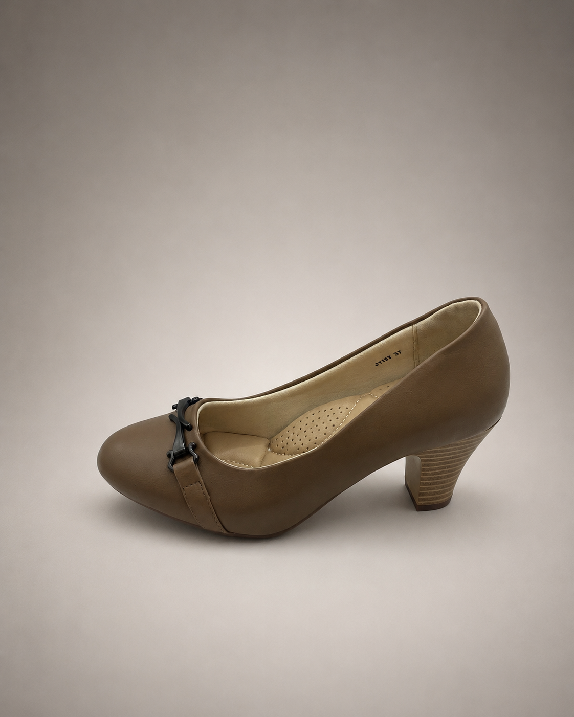 Decorative Comfort Heel - Taupe