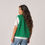 Thumbnail: Sherpa fleece mouwloos groen