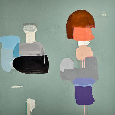 breakthrough 48" x 48"