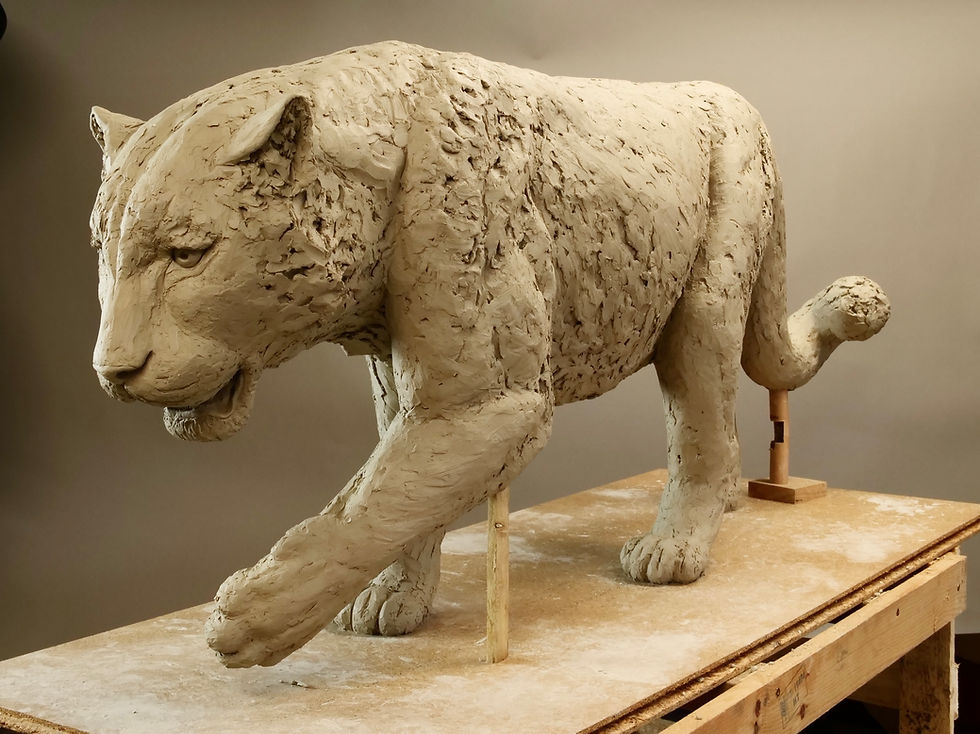 Clay original of Freddo