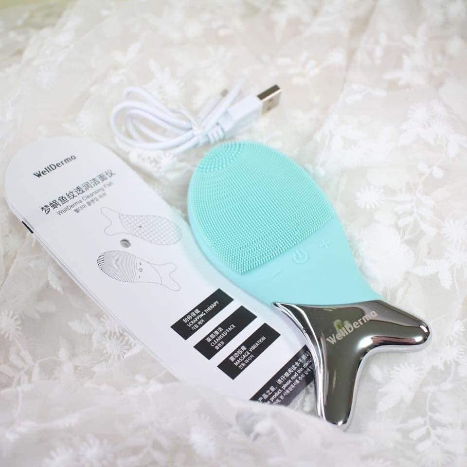 Thumbnail: Máy Rửa Mặt WellDerma Cleansing Fish