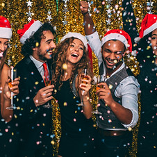 Party in Santa Hats