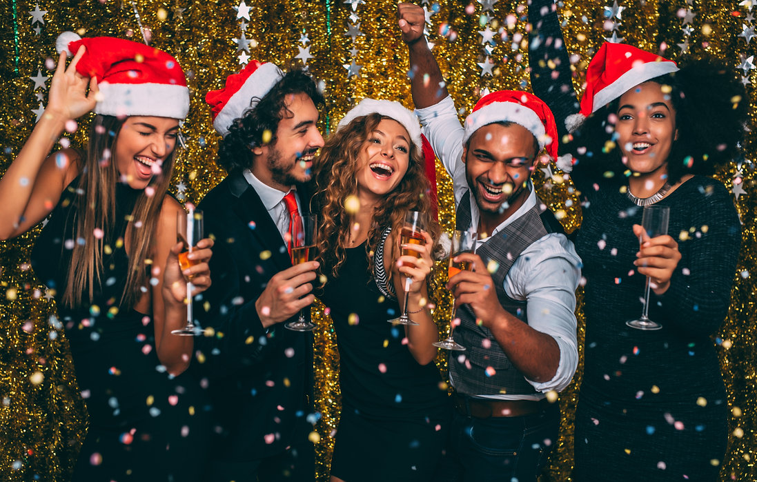 Parti à Santa Hats