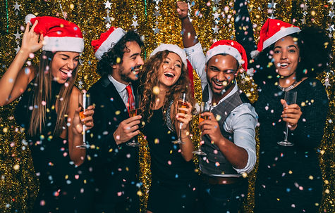 Party in Santa Hats