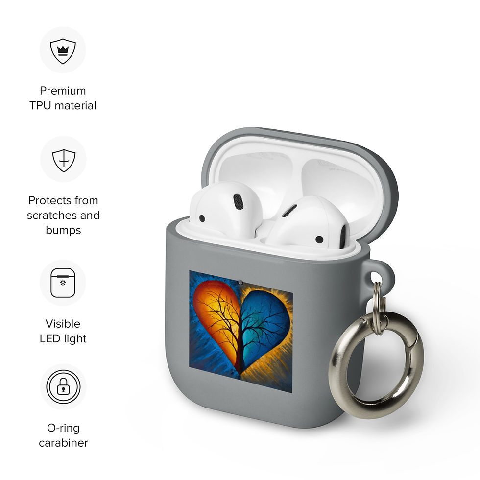 Thumbnail: Dual Colored Heart Formation AirPods case