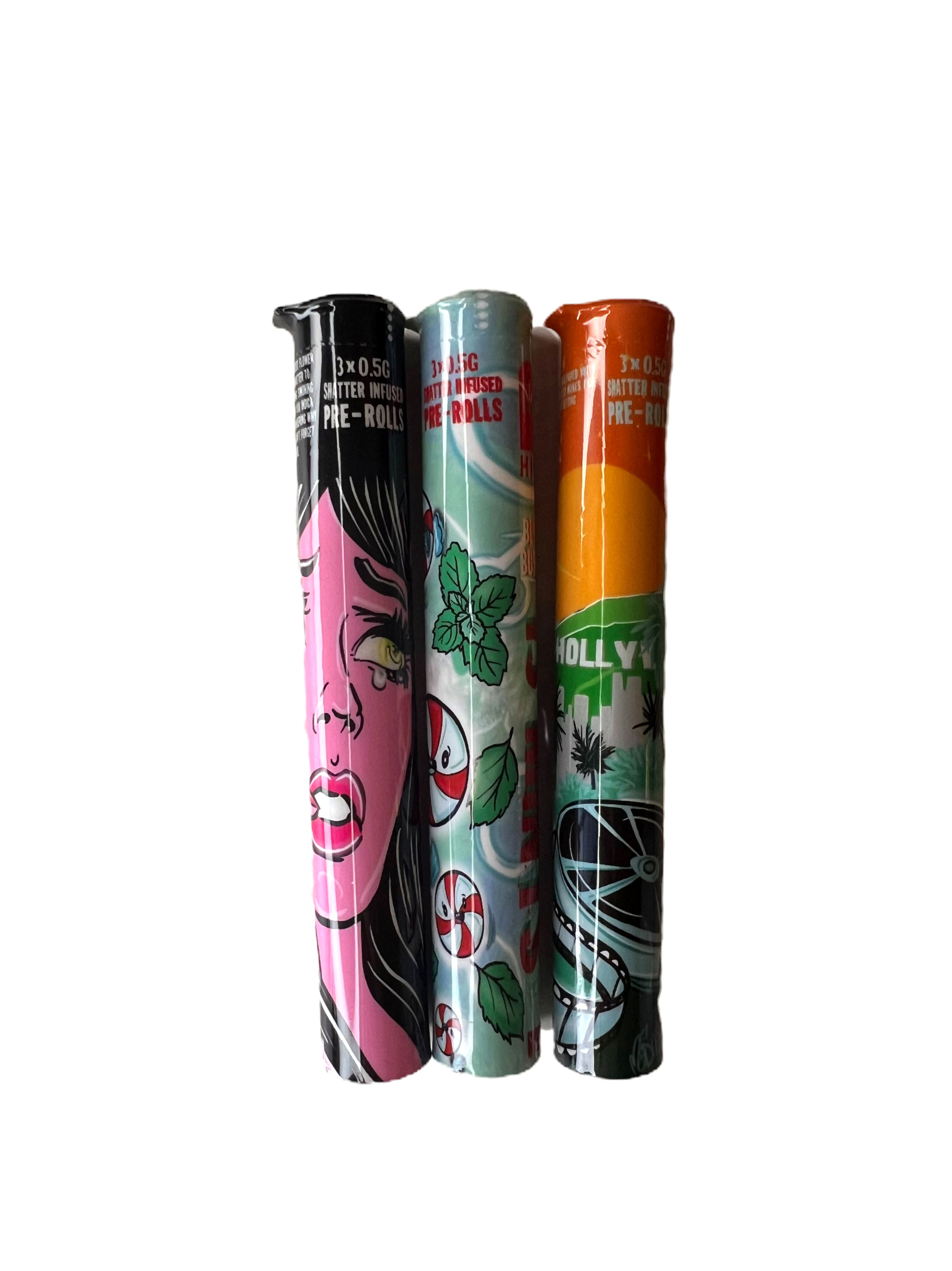 Bunker Busters 3 x 0.5G Shatter Infused Pre Rolls