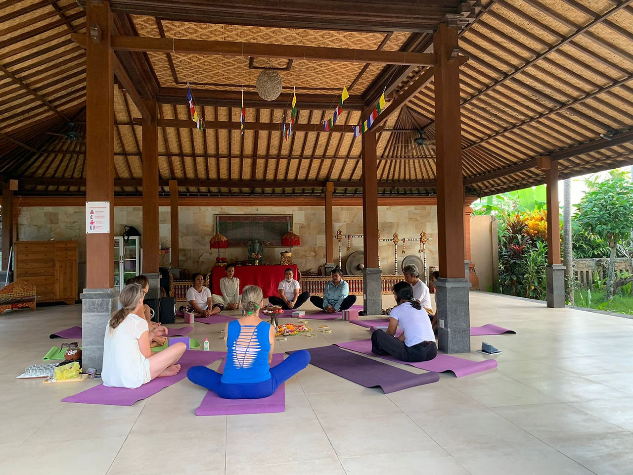 Yoga and meditation classes on Sunday in Ubud, Bali