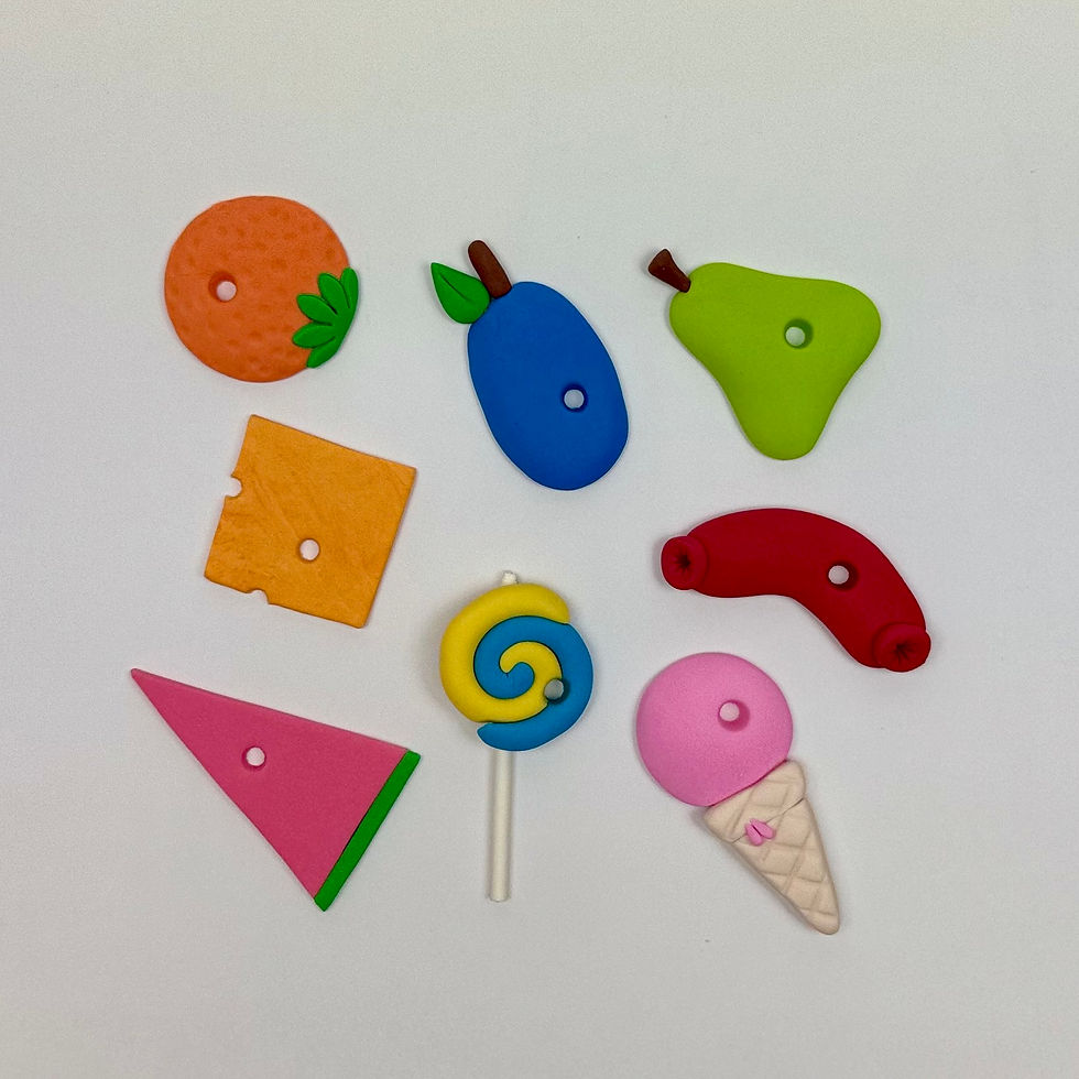 Thumbnail: Fondant Hungry Caterpillar Cake Topper Set With Personalised Number