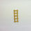 Thumbnail: Fondant gold wooden ladder cake topper