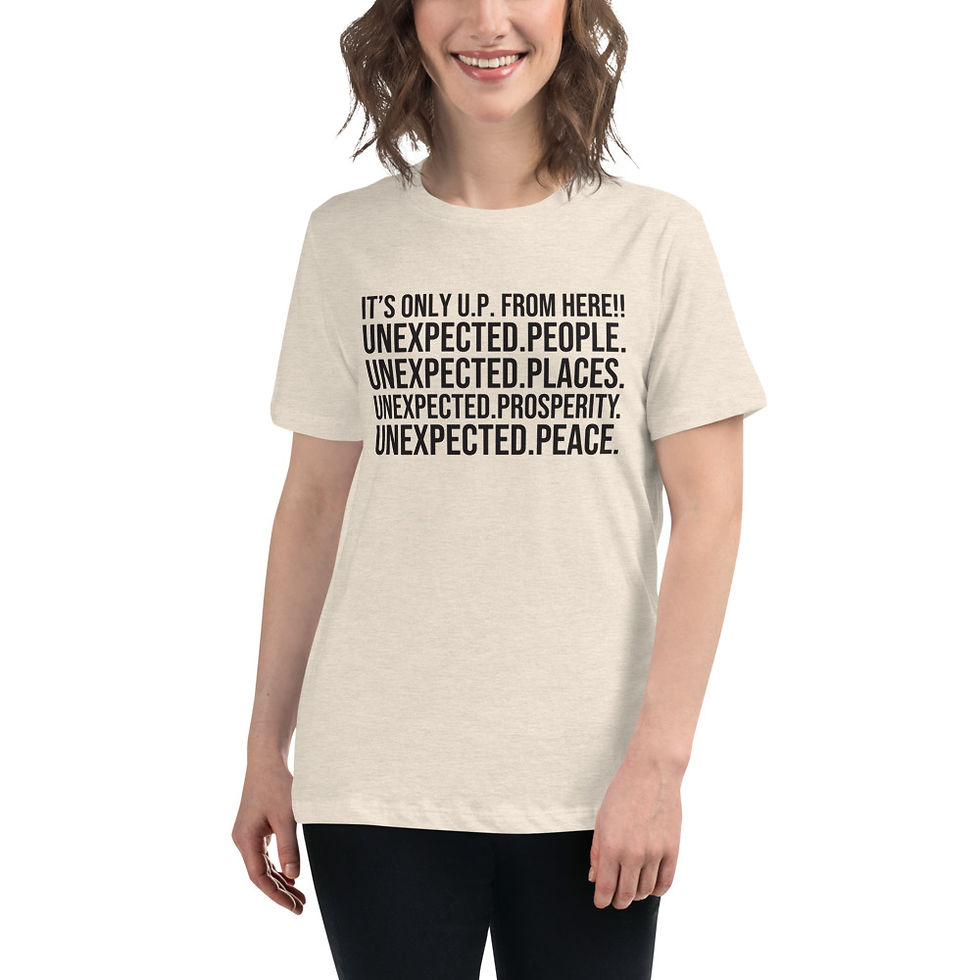 Thumbnail: It's only u.p. from here T-Shirt