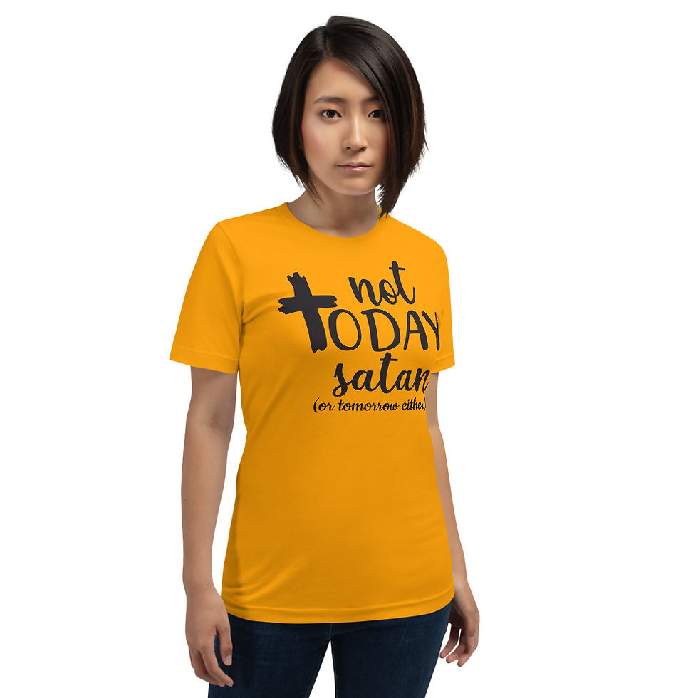 Thumbnail: Not Today Satan Unisex T-Shirt