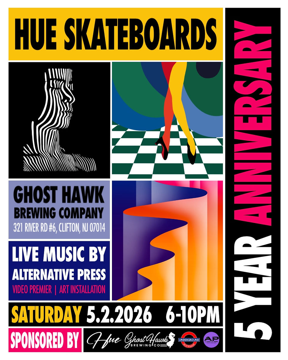 GHBC Presents: Hue Skateboards 5th Anniversary Party + Video Premiere