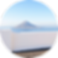 AI image of a volcano and a white Lanzarote wall
