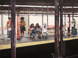 Lonely Soul NY sub #1  (36x48in)