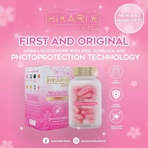Hikari Ultra Premium Japan Glutathione 60 capsules Pinay Glow