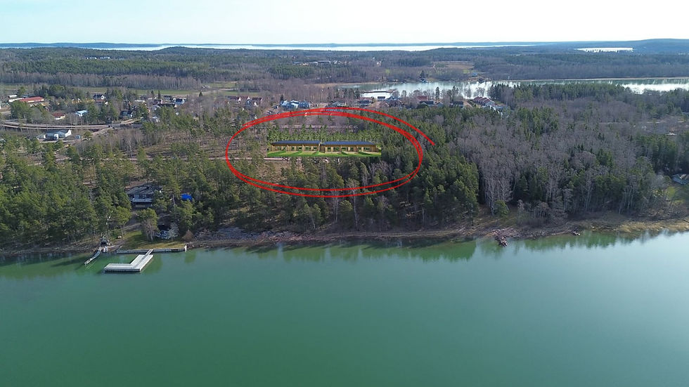 översikt och drönarbild