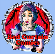 red curtain comic