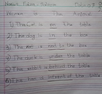 Dear children class ECE II A once again 