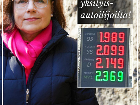 Yksityisautoilijoiden dieselverosta on luovuttava!