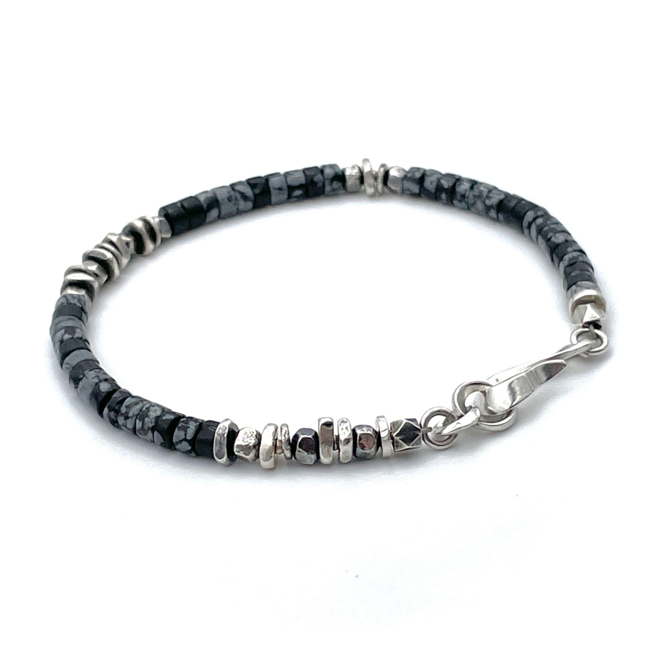 Bracelet Karbon - Argent 925