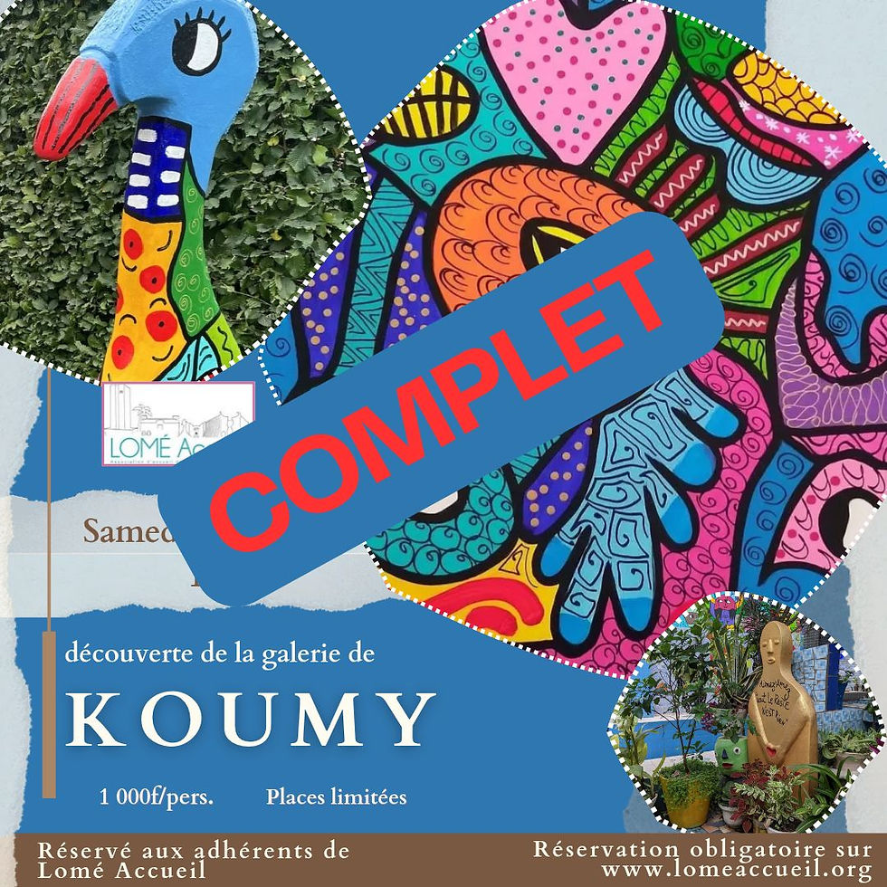 Découverte de l'atelier et galerie de Koumy.