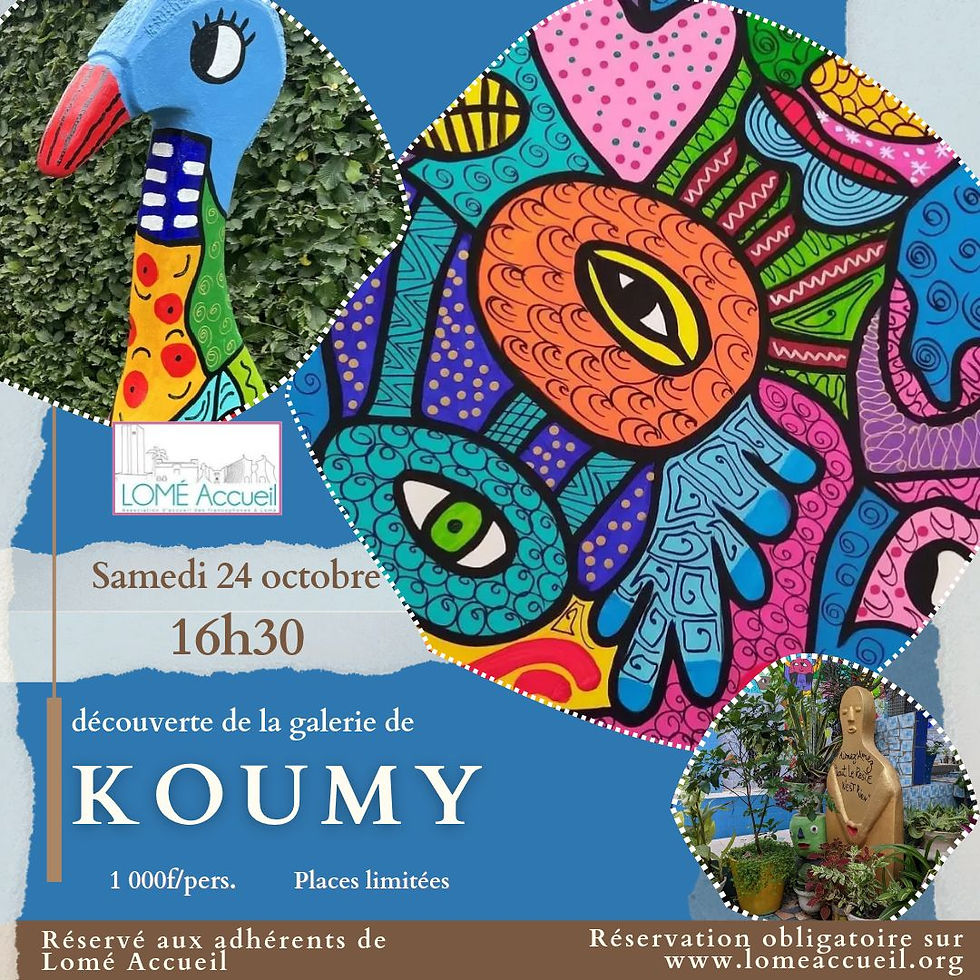 Découverte de l'atelier et galerie de Koumy. (24/10/26 à 16h30)