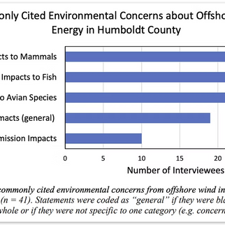 What are the potential environmental impacts of the proposed Humboldt offshore wind project?