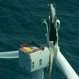 What happens when wind turbines break?
