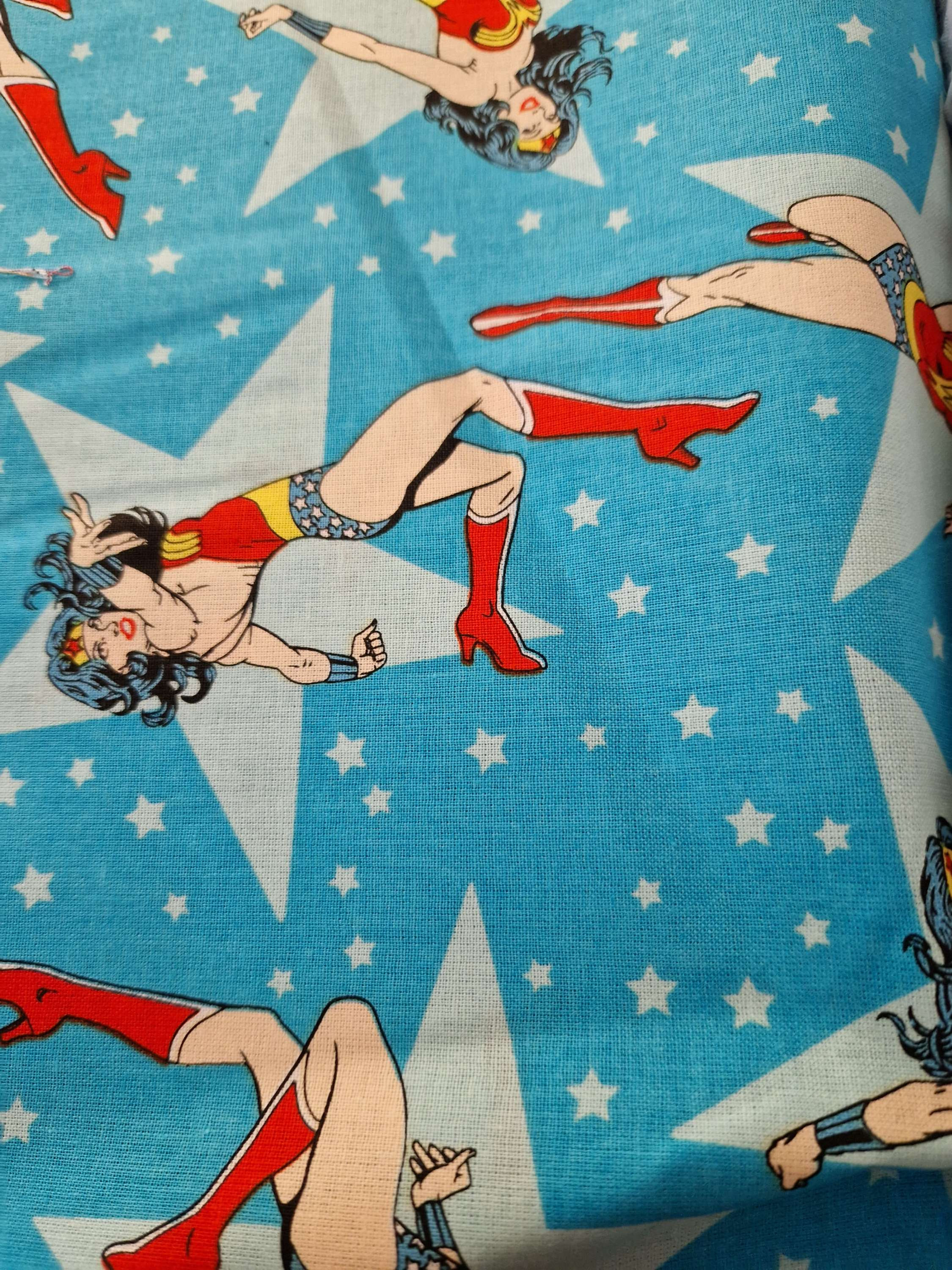 Fabric  - Wonder Woman 3 designs Price per Half Metre 