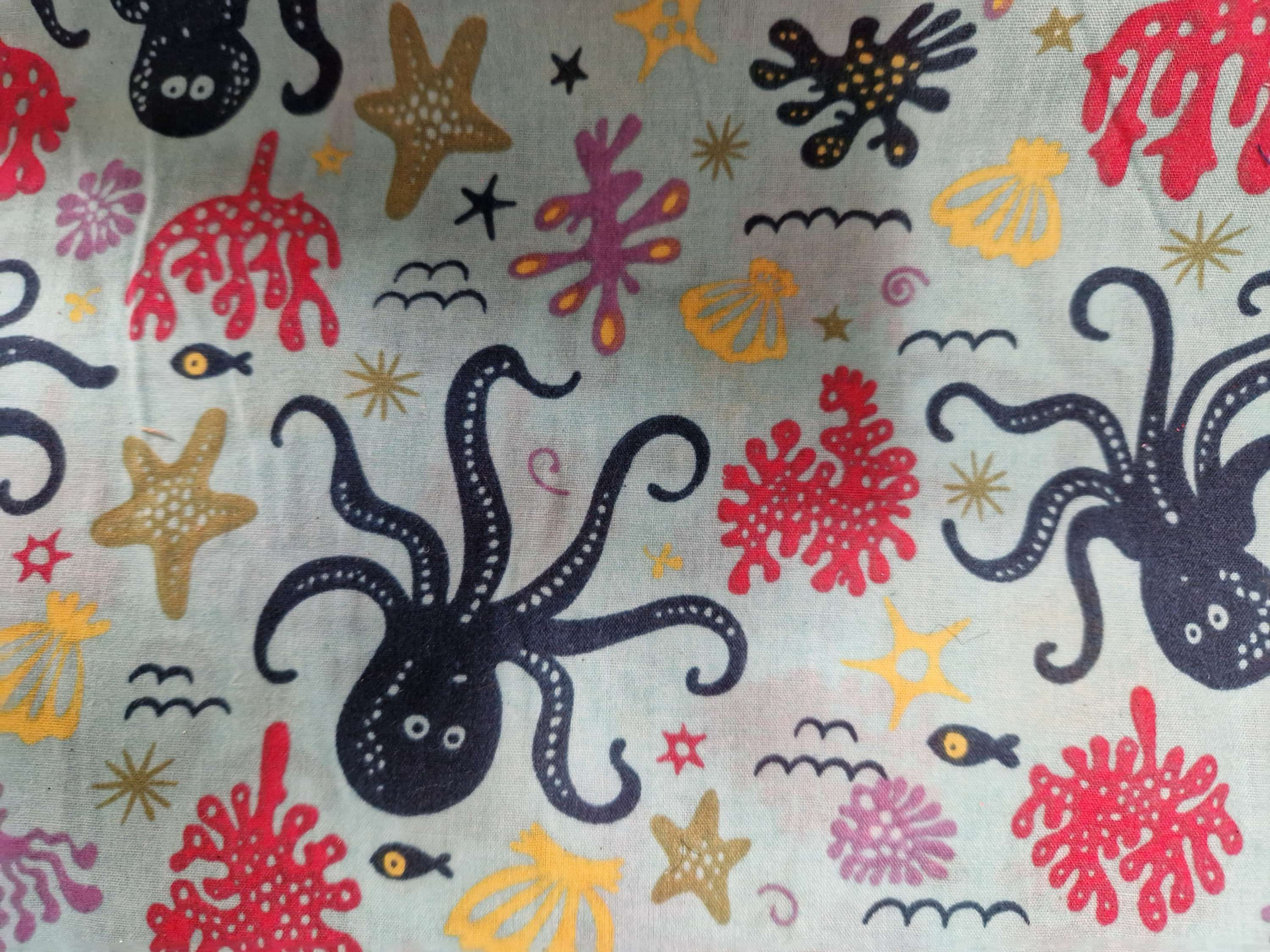 Fabric  - Sealife Pt 2, 11 designs Price per Half Metre 