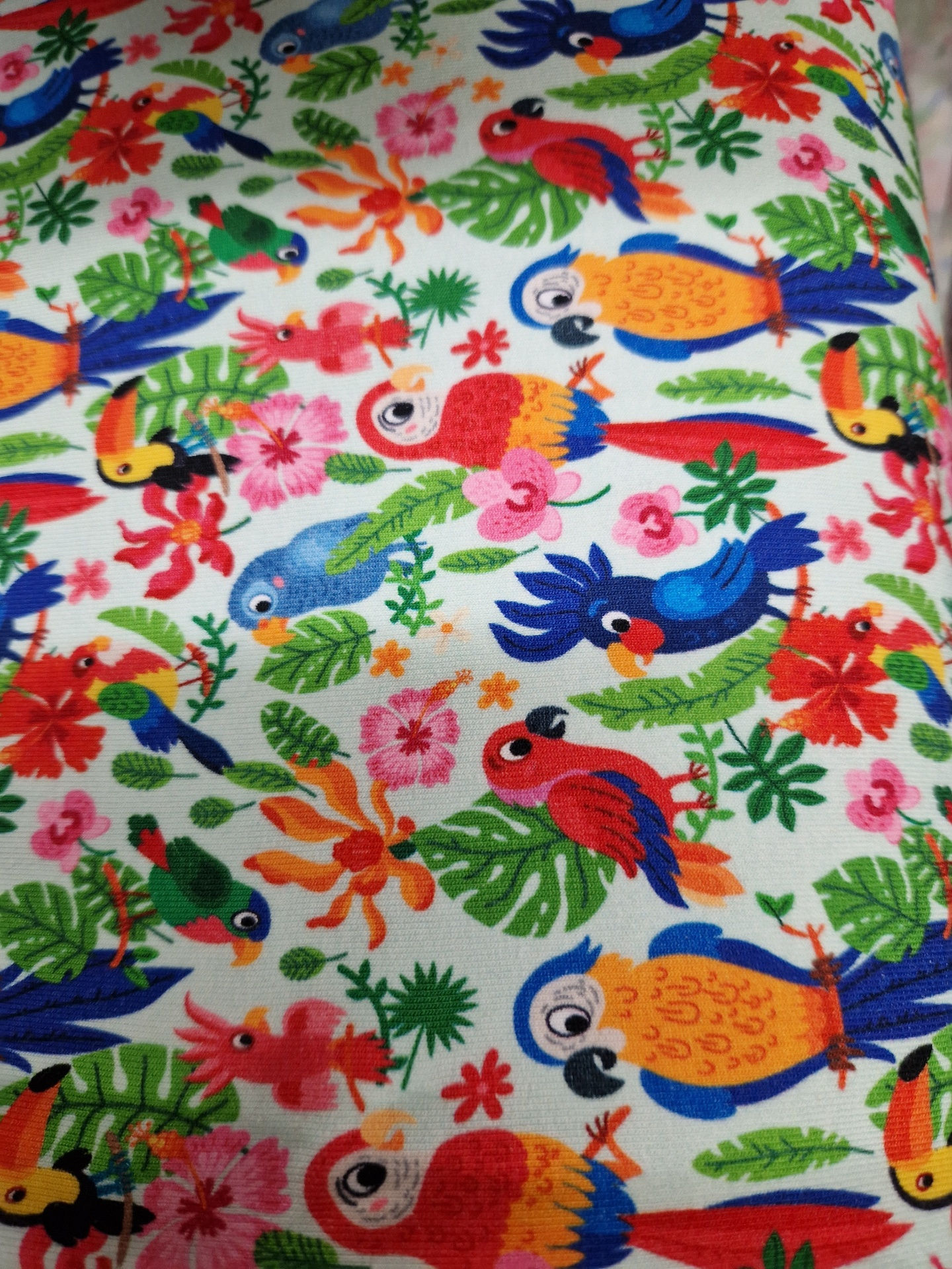 Parrots Jersey Price per Metre 