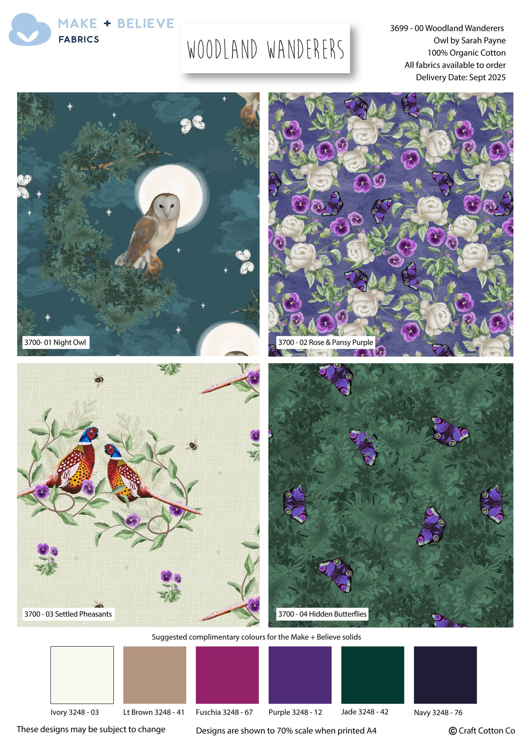 Woodland Wanderers Fat Quarter Pk 