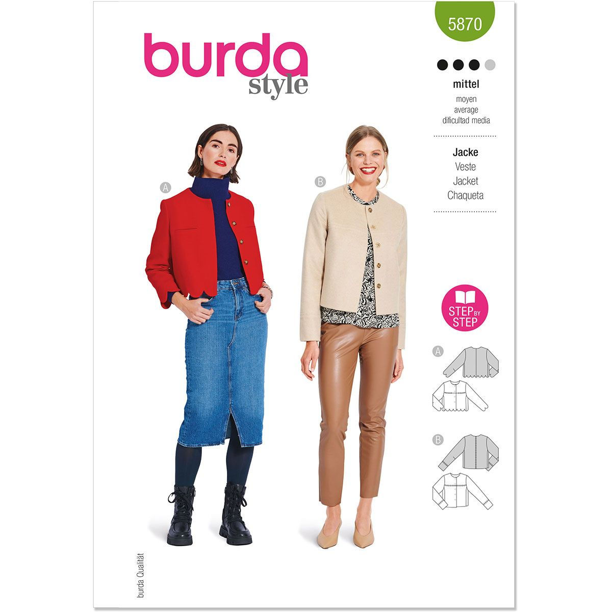 Burda5870 Sewing Pattern 
