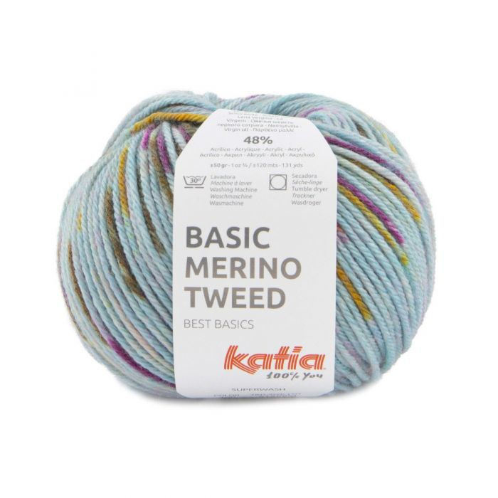 Thumbnail: Katia Basic Merino Tweed Dk 50g 