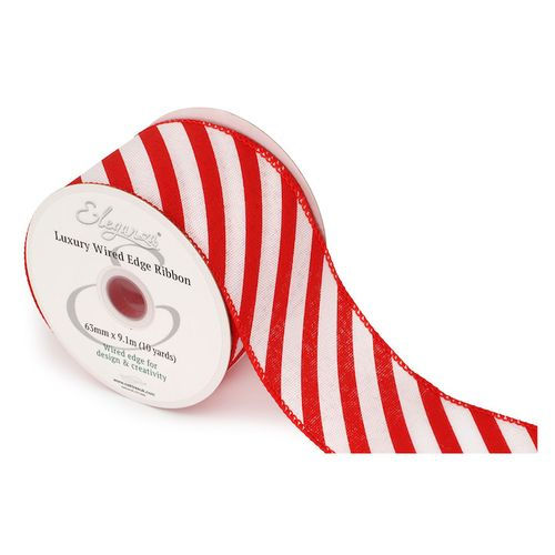 Hessian Wired Ribbon 63mm wide 9m