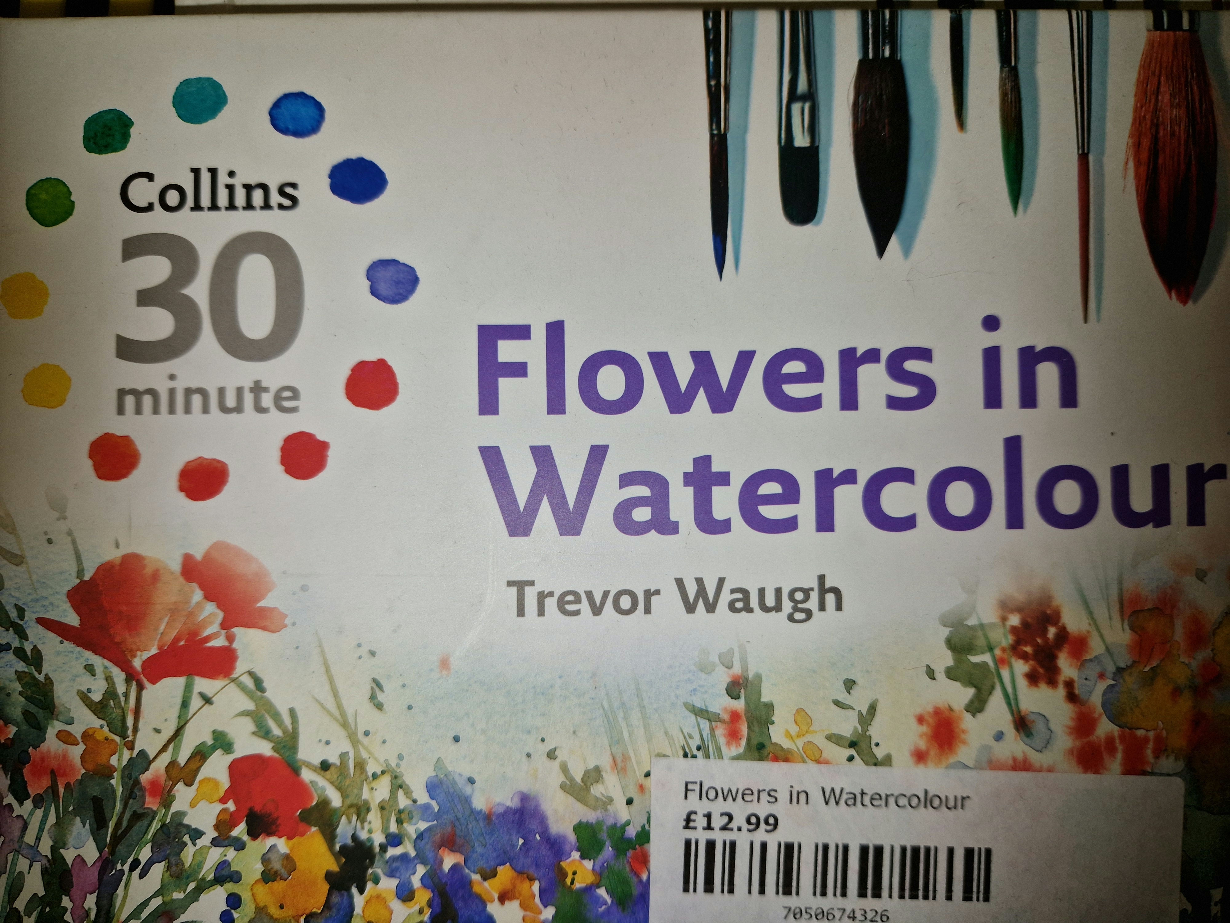 Art Book Flowers in Watercolour 
