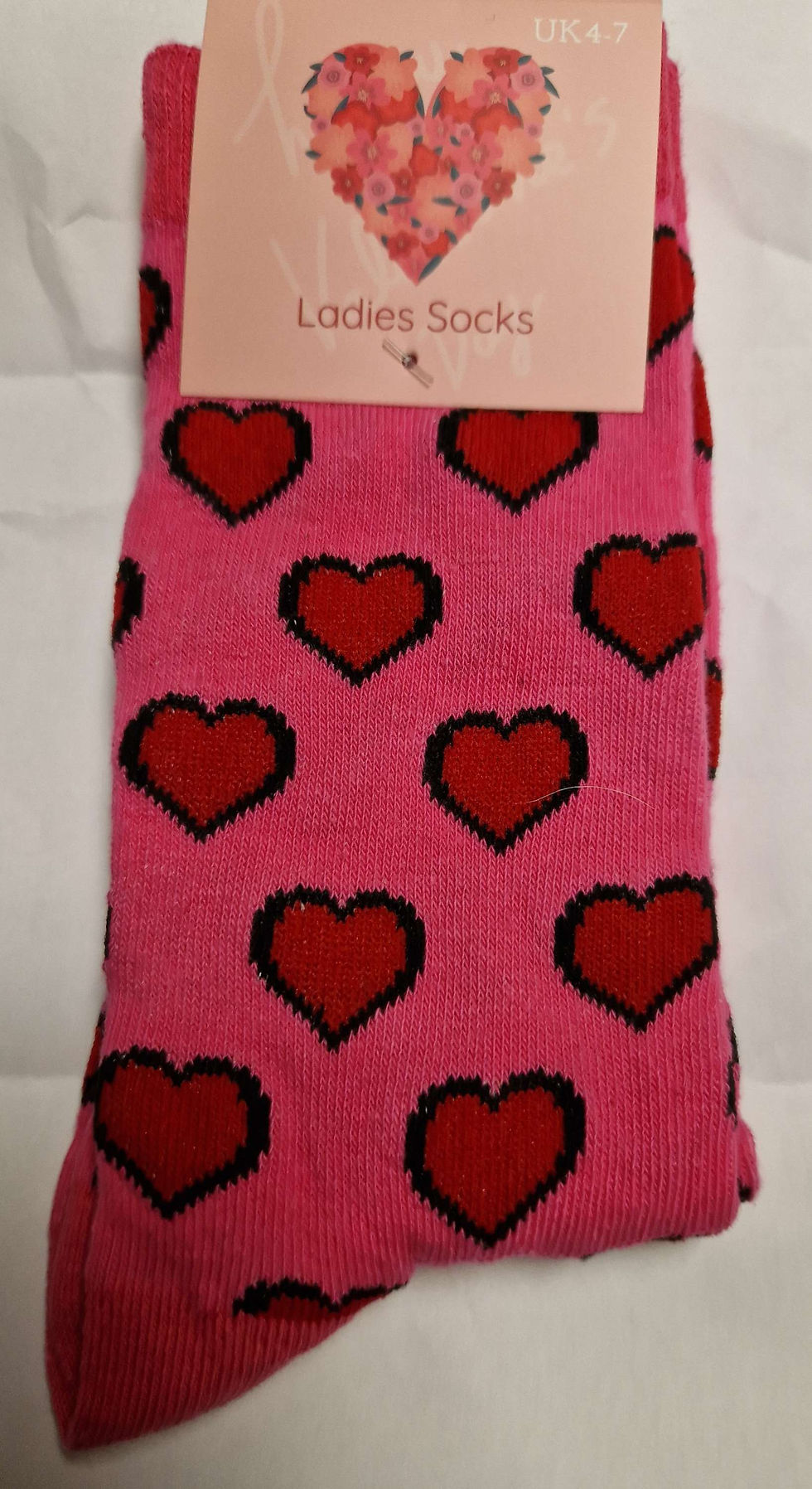 Ladies Valentines Socks 