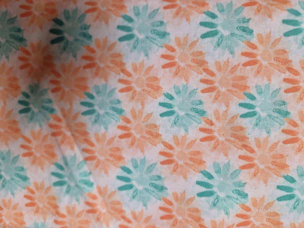 Fabric Floral Cotton Pt 2 - 15 designs Price per Half Metre 