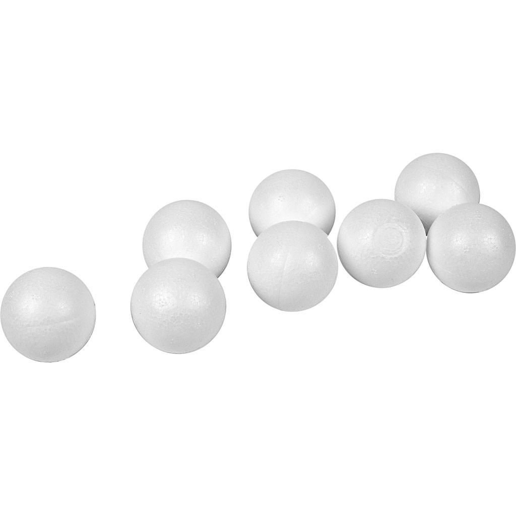 Polystyrene Balls 9 Sizes pk size