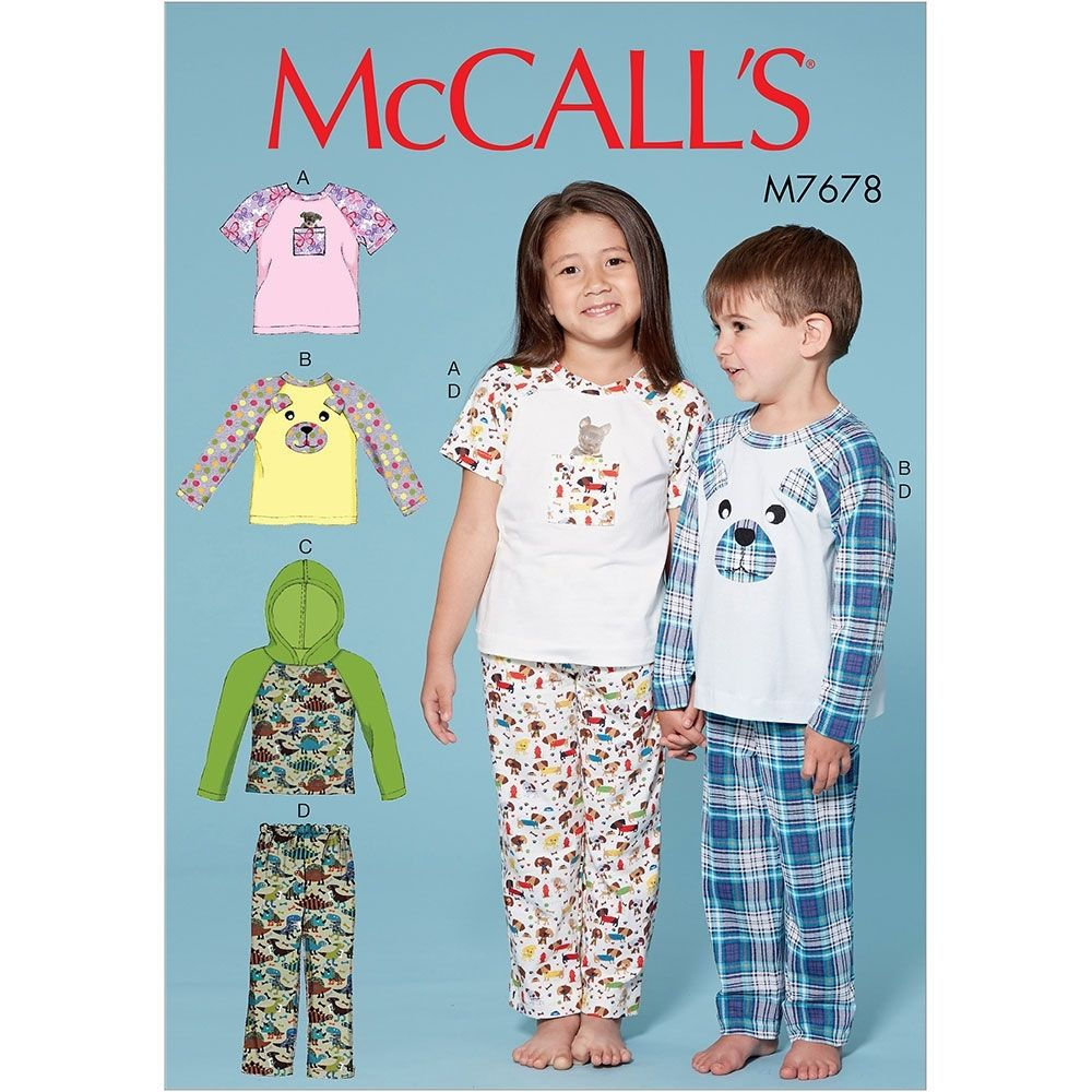 McCalls7678 Age 2 to 8 Sewing Pattern 