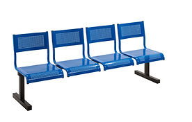 BM93 Barrett ALL METAL Beam Seat with metal perforated seats