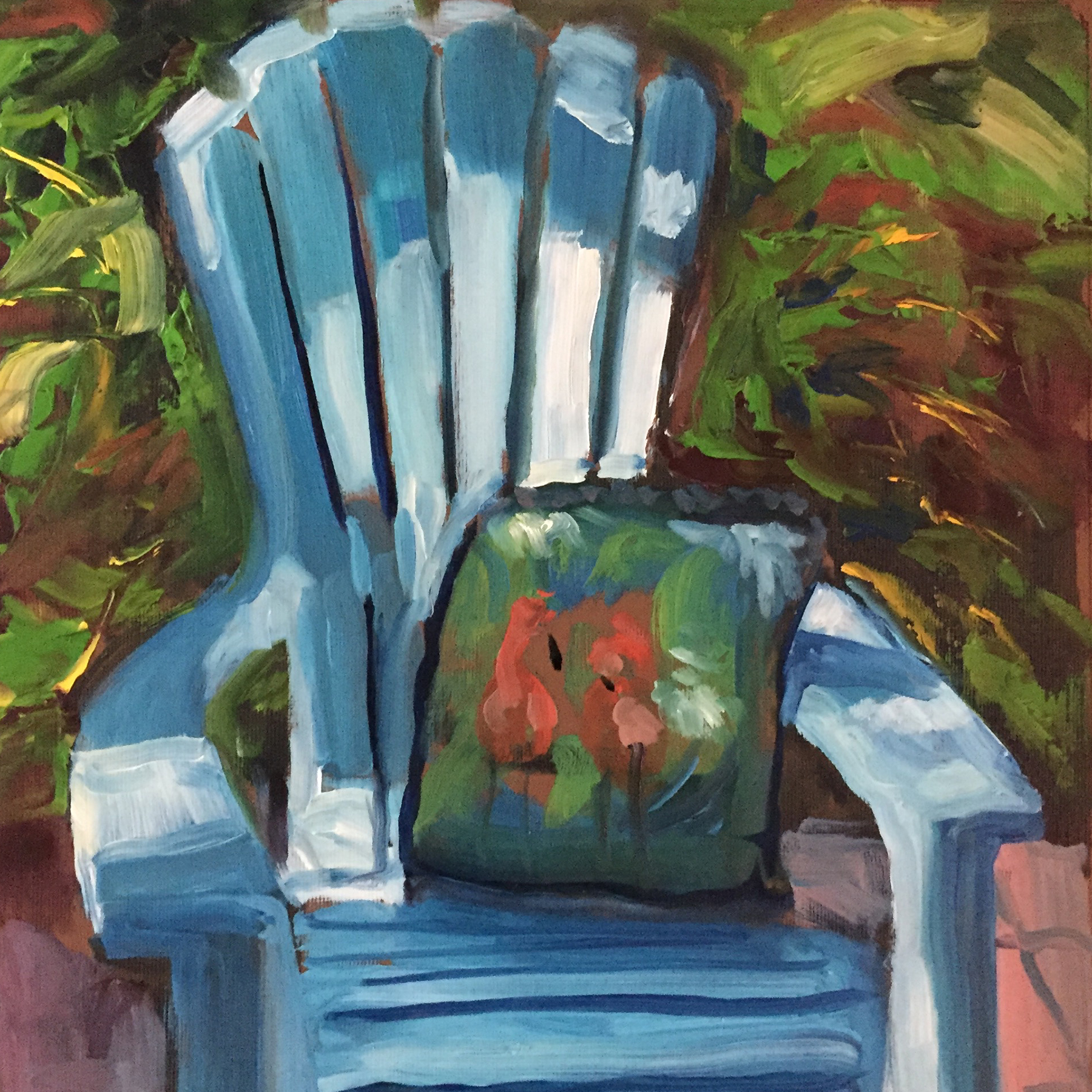Blue chair