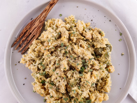 vegan egg salad/ Veganer Eiersalat