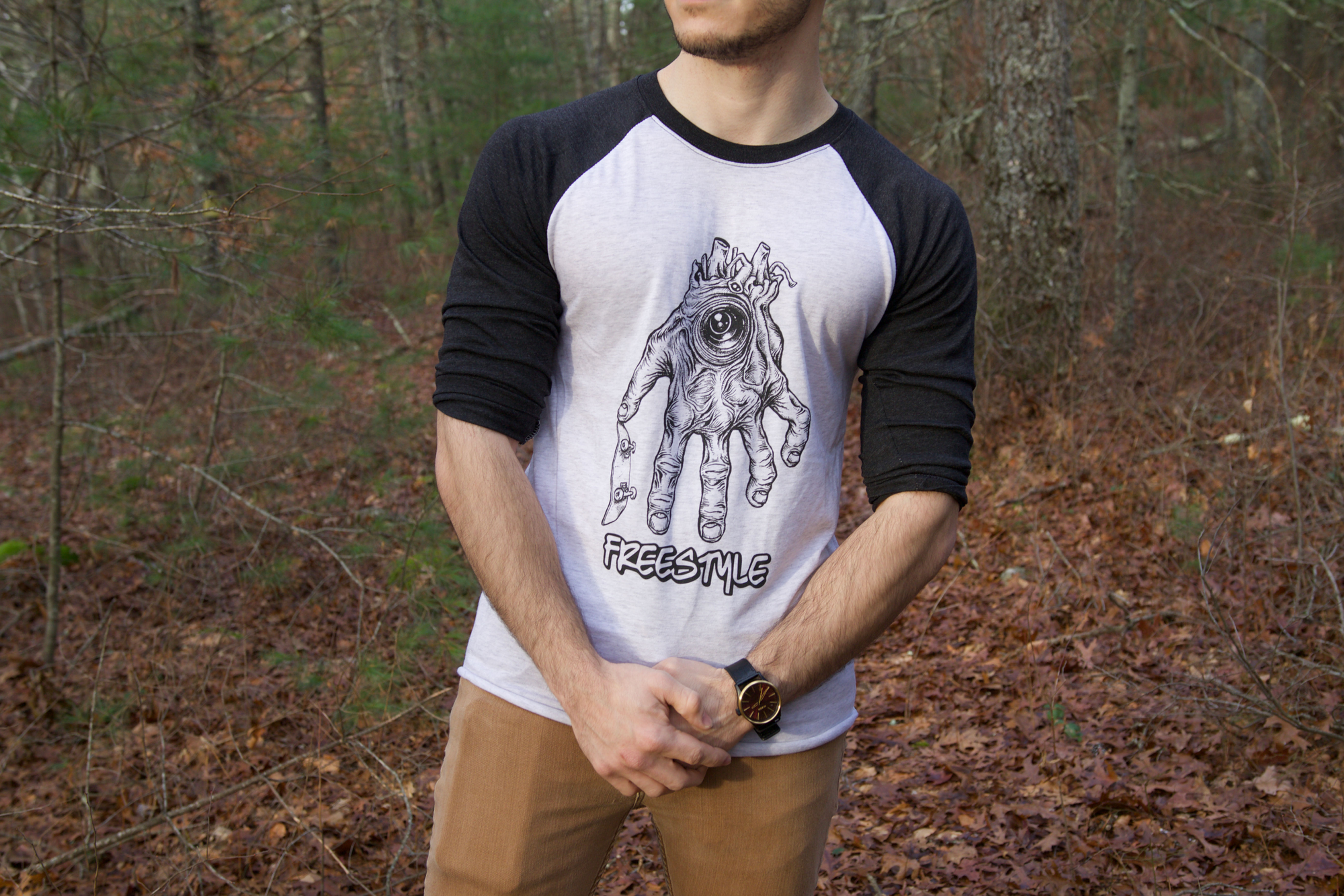 Mutant Hand Raglan T-Shirt