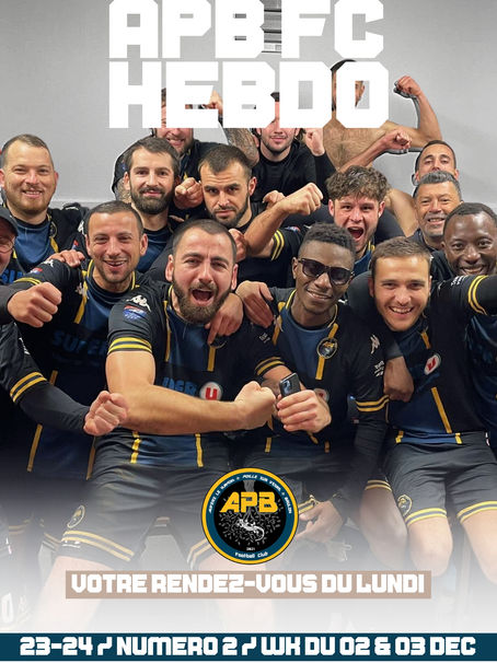 APB FC HEBDO #2 WK DU 02 & 03 DEC