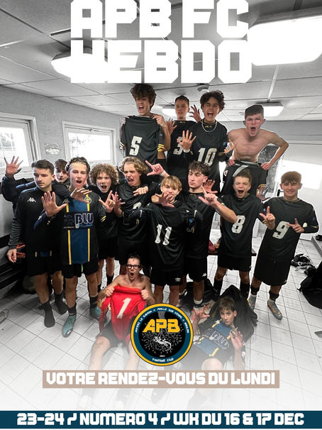 APB FC HEBDO #4 WK DU 16 & 17 DEC