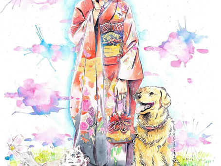 一番見たかった振袖姿。