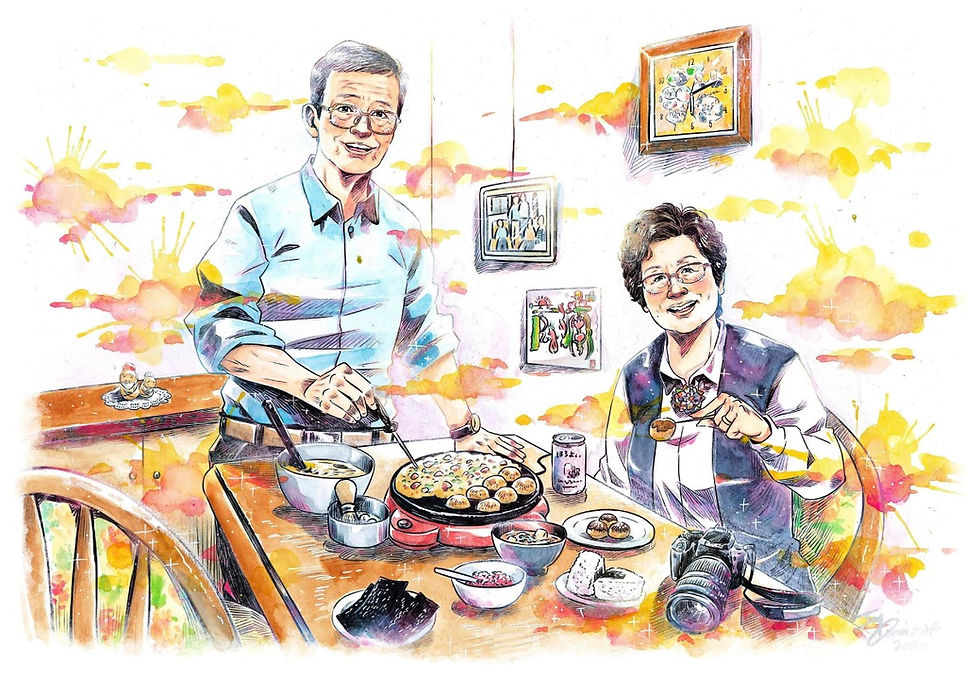 ♾️ たこ焼きで恩返し