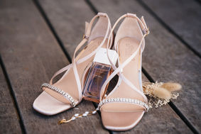 schoenen van de bruid