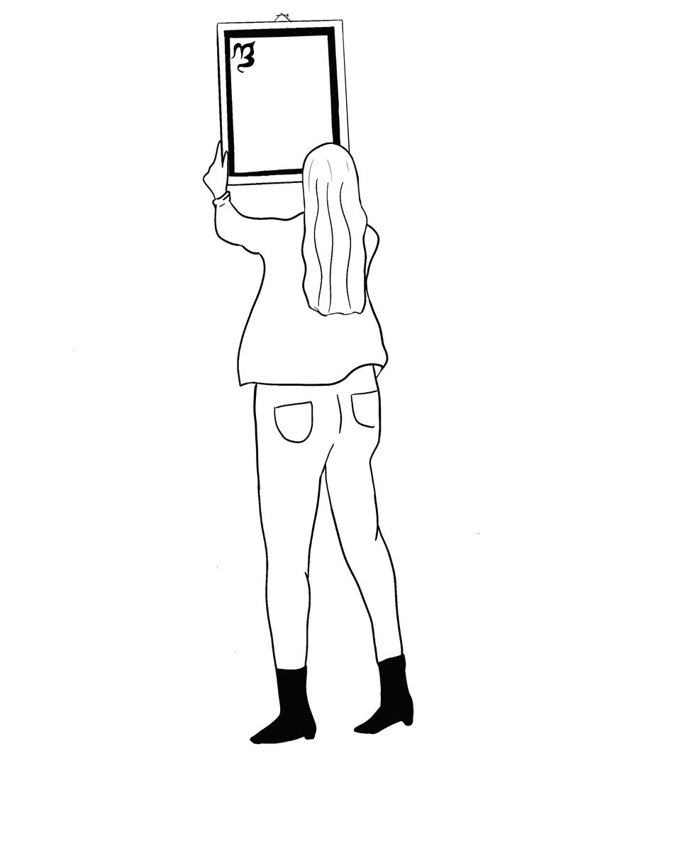 frame the cover of a newspaper